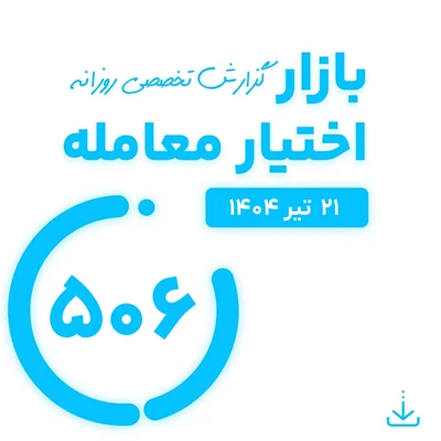 گزارش روزانه بازار اختیار معامله شماره 506 ( 21 تیر 1404)